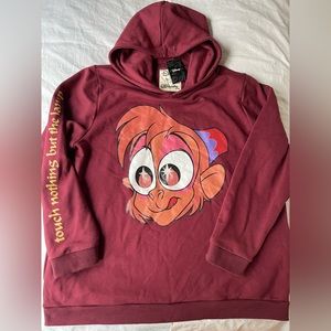 Cakeworthy Disney Aladdin Monkey ABU Hoodie Sweatshirt 4XL Touch Nothing...